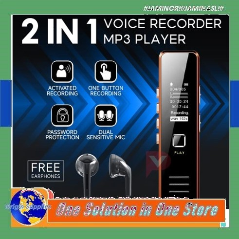 Perekam Suara Audio Digital Mini Voice Recorder 32GB