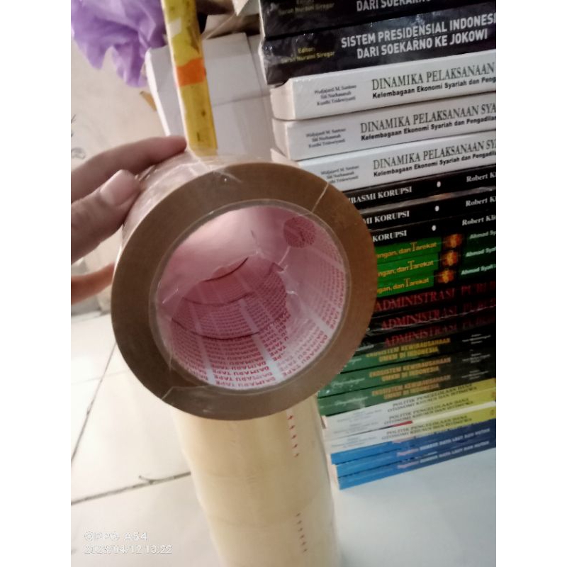 

Lakban Daimaru 48 mm x 90 Yards 2 Inch OPP Isolasi Plastik Bening Coklat Clear Tan Selotip