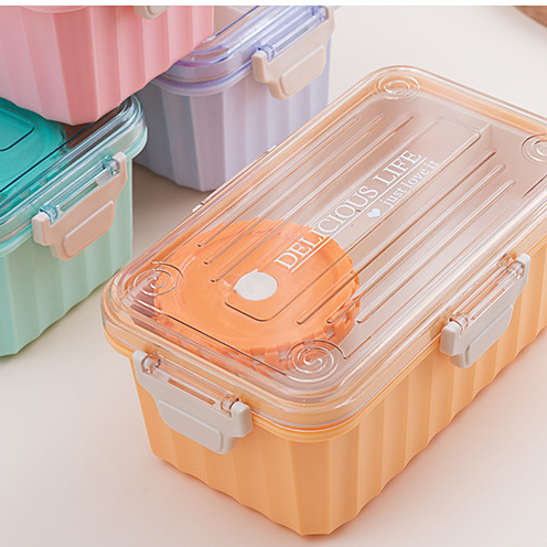 Lunch Box Set / Kotak Bekal 2 Tingkat / Kotak Makan Anak dan Dewasa