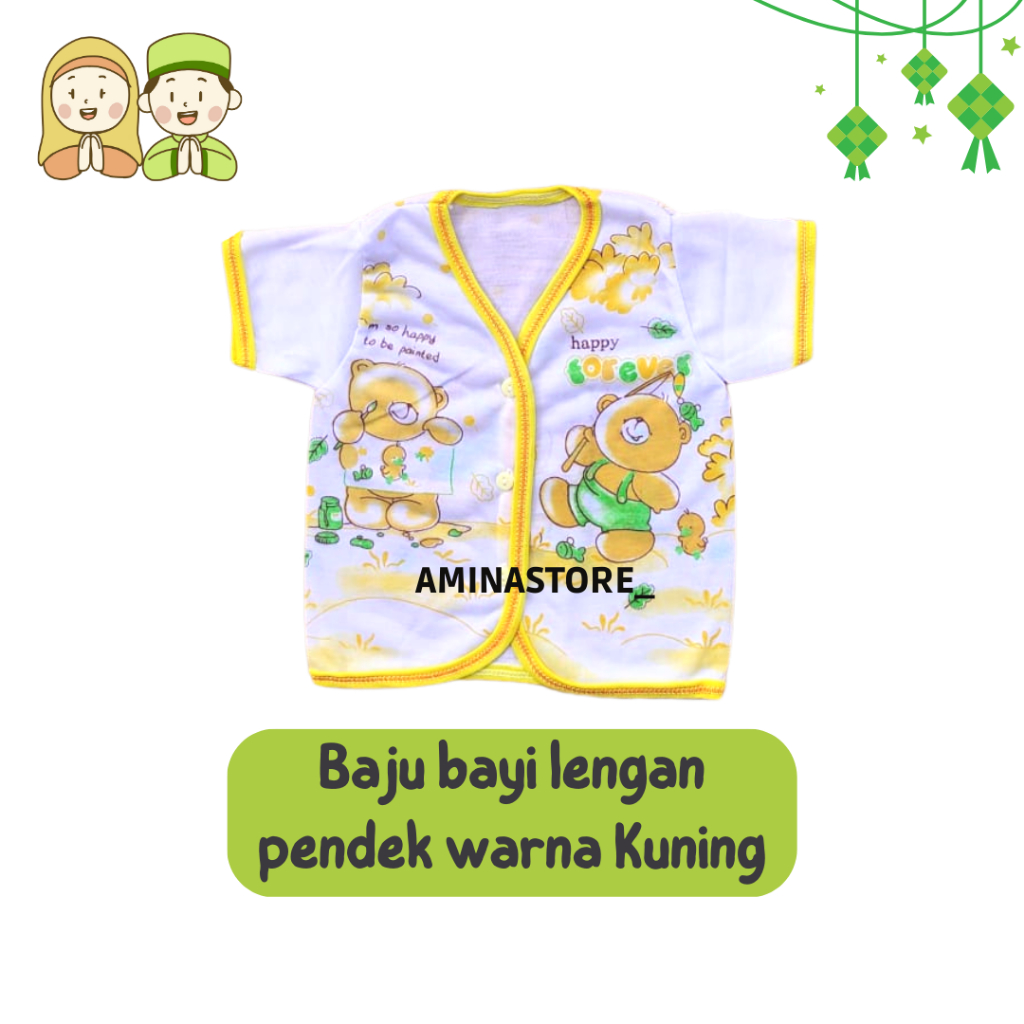 baju bayi lengan pendek katun pakaian bayi baju bayi newborn baju bayi baru lahir baju atasan bayi atasan bayi perempuan atasan bayi laki laki perlengkapan bayi baru melahirkan perlengkapan bayi murah toko perlengkapan bayi
