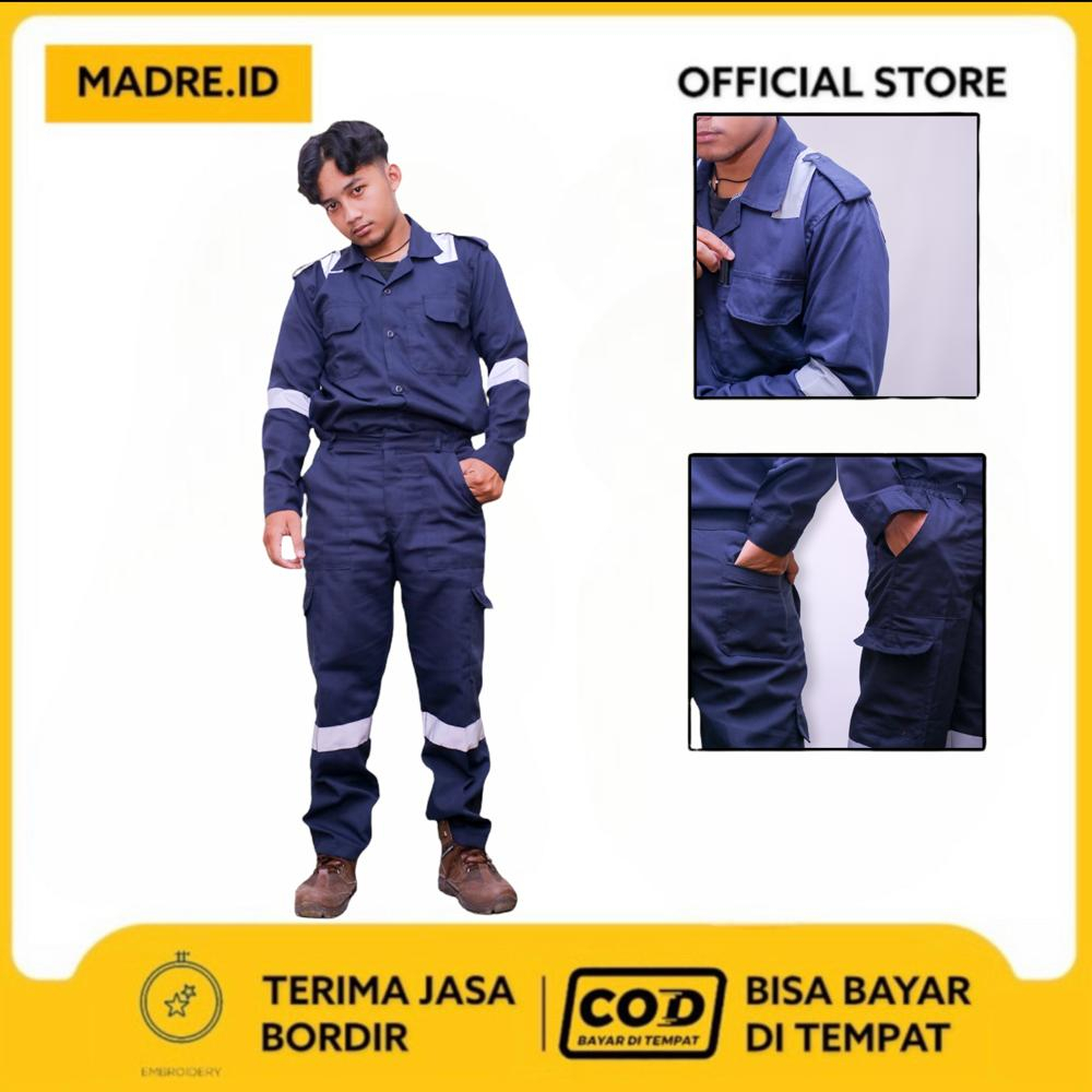 Wearpack safety model setelan baju + celana ATX / werpak / wearpak