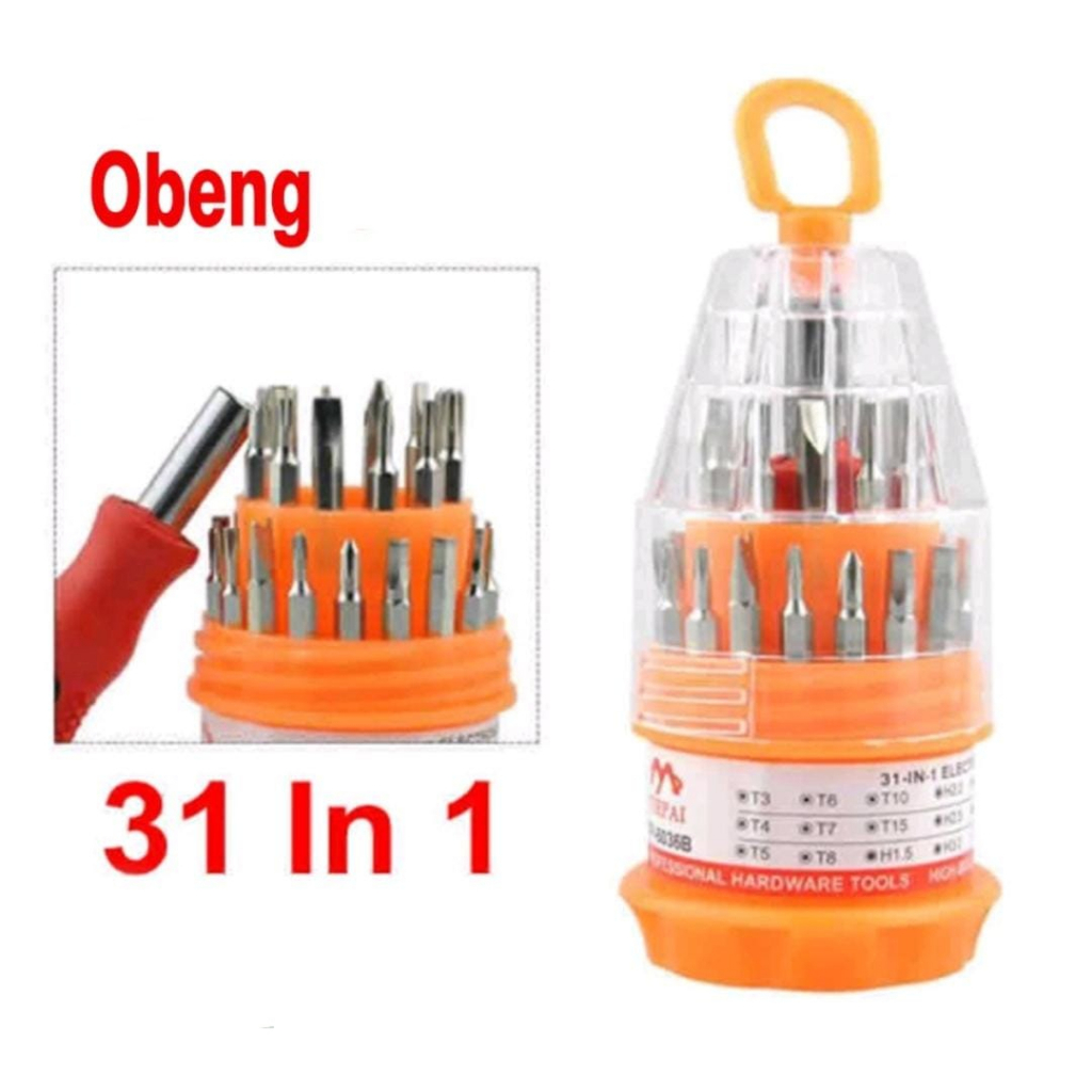 Vanstar Xinrui Teipie Obeng Jam, Set Piramid 31 in 1 / BIT Obeng 32 in 1 6032 / Anata Obeng BB 7pcs