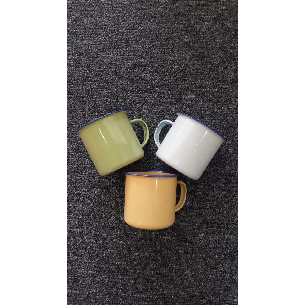 Mug Enamel Polos 7 cm