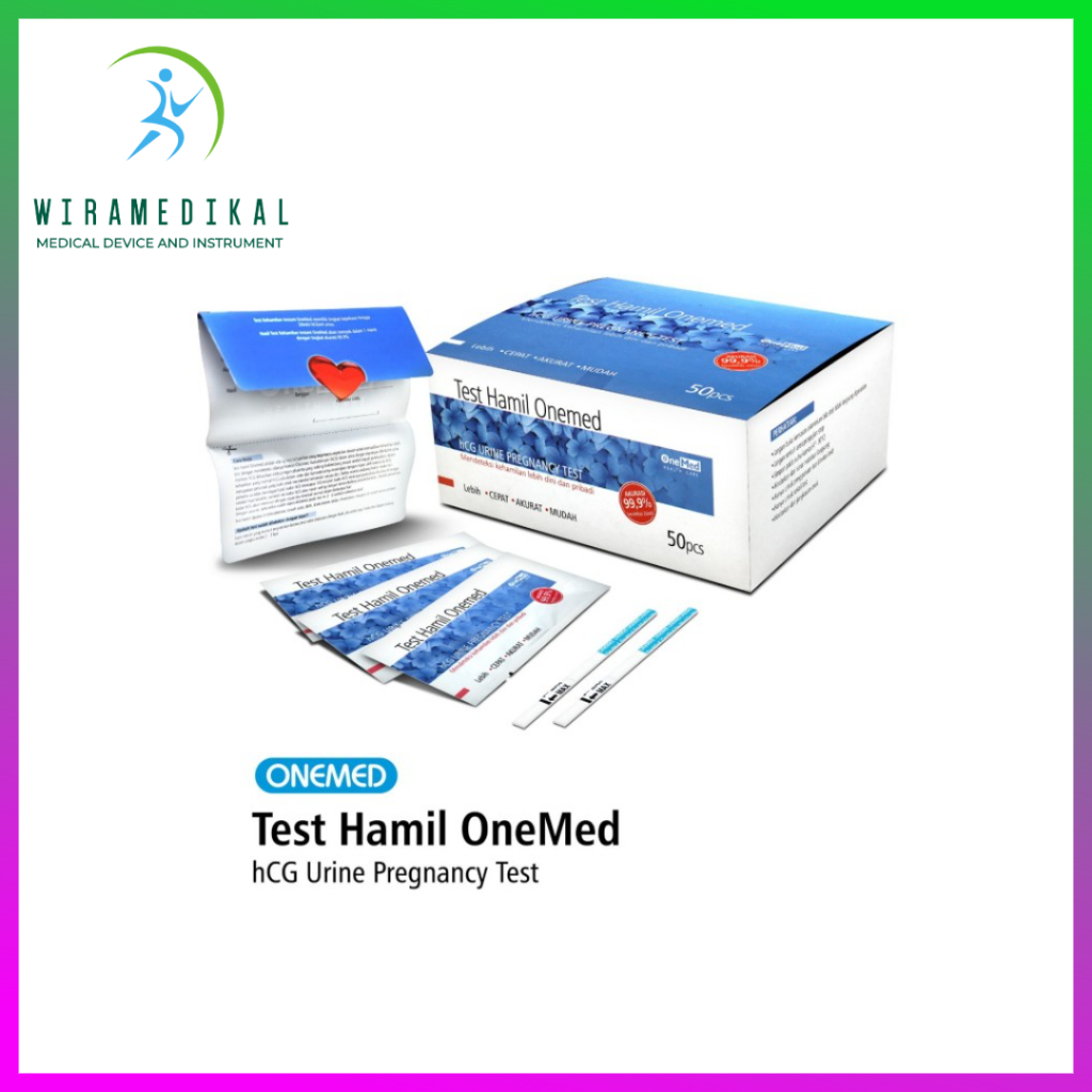 Test pack Kehamilan Strip / Instan Onemed Test pack One Med Alat Test Kehamilan Strip OneMed - Box isi 50