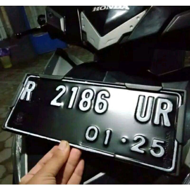 Cover Plat Nomor Motor - Tatakan Tempat Plat Nomor Motor Honda