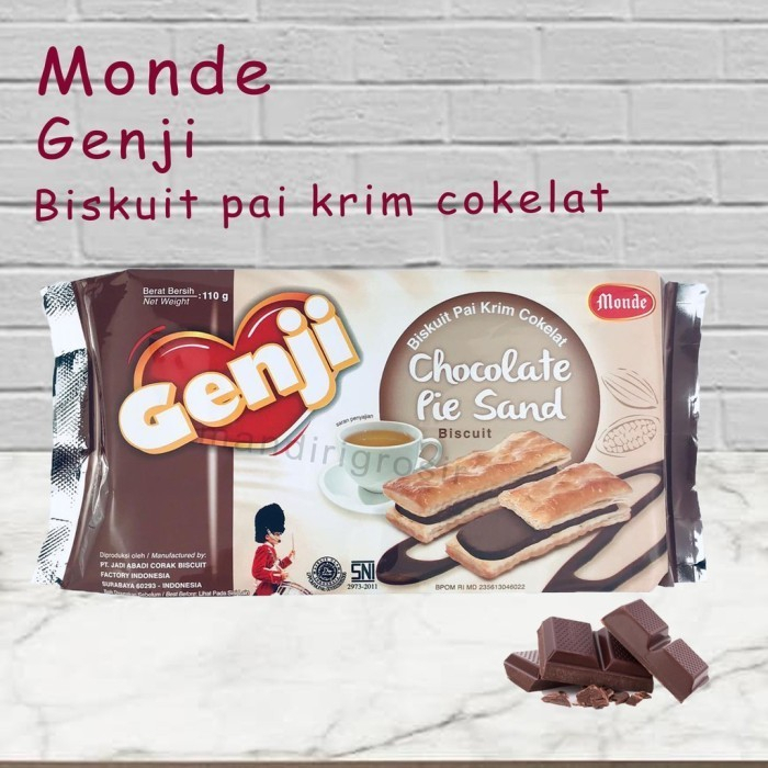 

BISKUIT PAI * GENJI *KRIM COKELAT PIE SAND * 110g