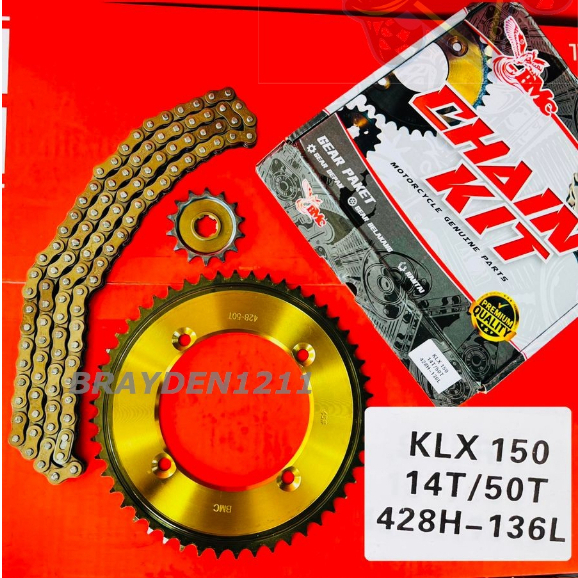 GEAR PAKET KLX 150 / GEAR SET KLX 150 / GEAR SSS KLX 150 /GEAR SUPERMOTO KLX BF