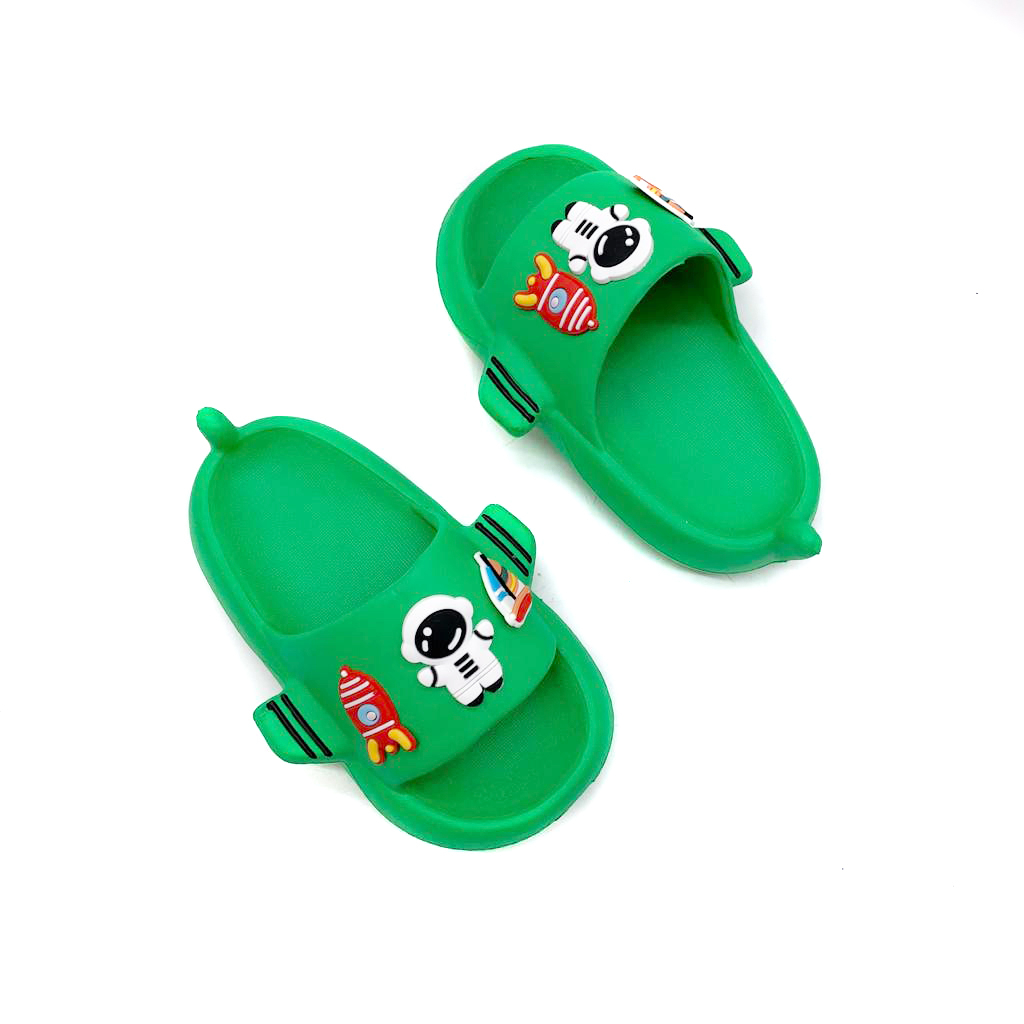 Sandal Selop Balita Anak Laki-Laki Bahan Karet Anti Licin Enteng Karakter Astronot UK. 20 - 25