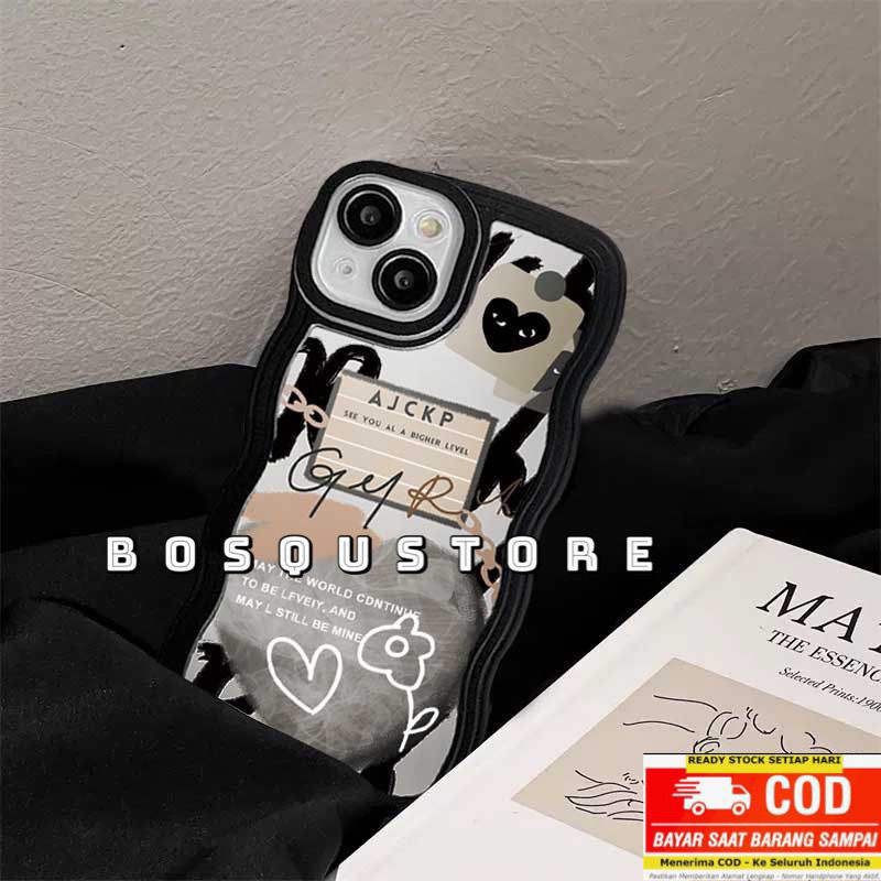 SOFTCASE GELOMBANG/ WAVE SAMSUNG A12/ A22 4G/ A21S/ A10S/ A20S/ A30S/ A50S/ A10/ A20/ A30/ A50/ M12/ M22/ CASING WAVY PROTECTOR CAMERA MOTIF DORAEMON/ FLOWER/ ZEBRA/ LOVE BLACK