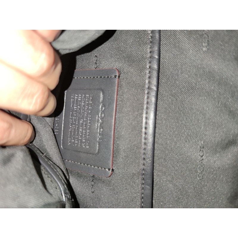 tas waistbag slingbag coach asli laki pria