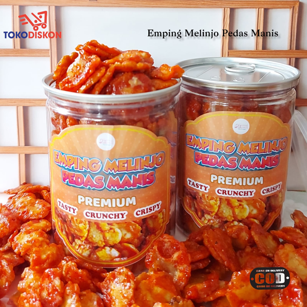

Can Emping Melinjo Pedas Manis Kripik Emping Balado Manis Pedas Kualitas Premium