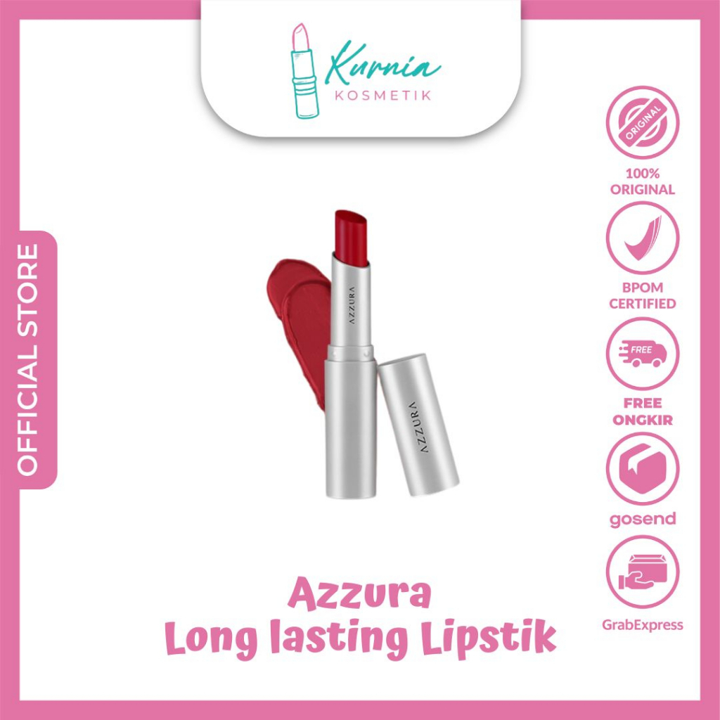 AZZURA LONGLASTING LIPSTICK TAHAN LAMA | 100% ORIGINAL | LIPSTIK