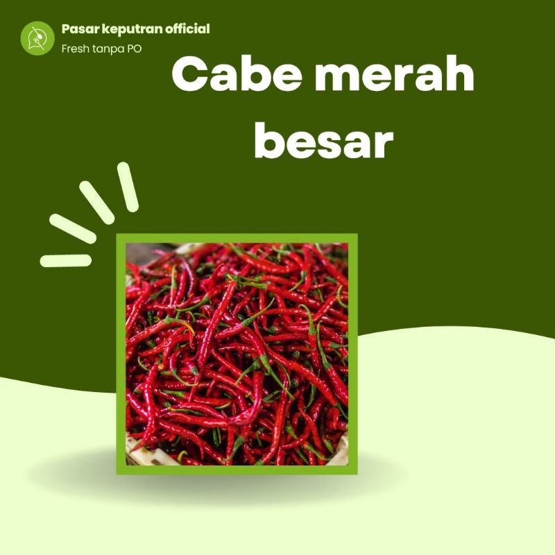 

Cabe besar 250gr, cabe besar fresh,cabe merah besar