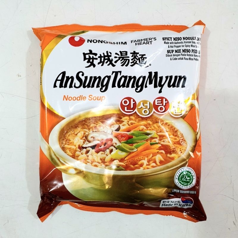 Nongshim AnSungTangMyun Spicy Miso Noodle 125g