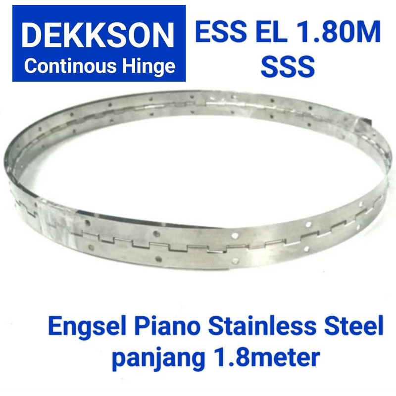 Engsel Stainless Piano Dekkson ESS EL DKS 1.80M SSS Panjang 1.8meter