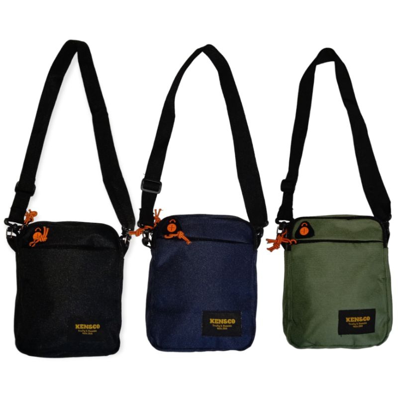 Ken&co Shoulder Bag Gruska Tiga Layr Slingbag Polos Mini Bag