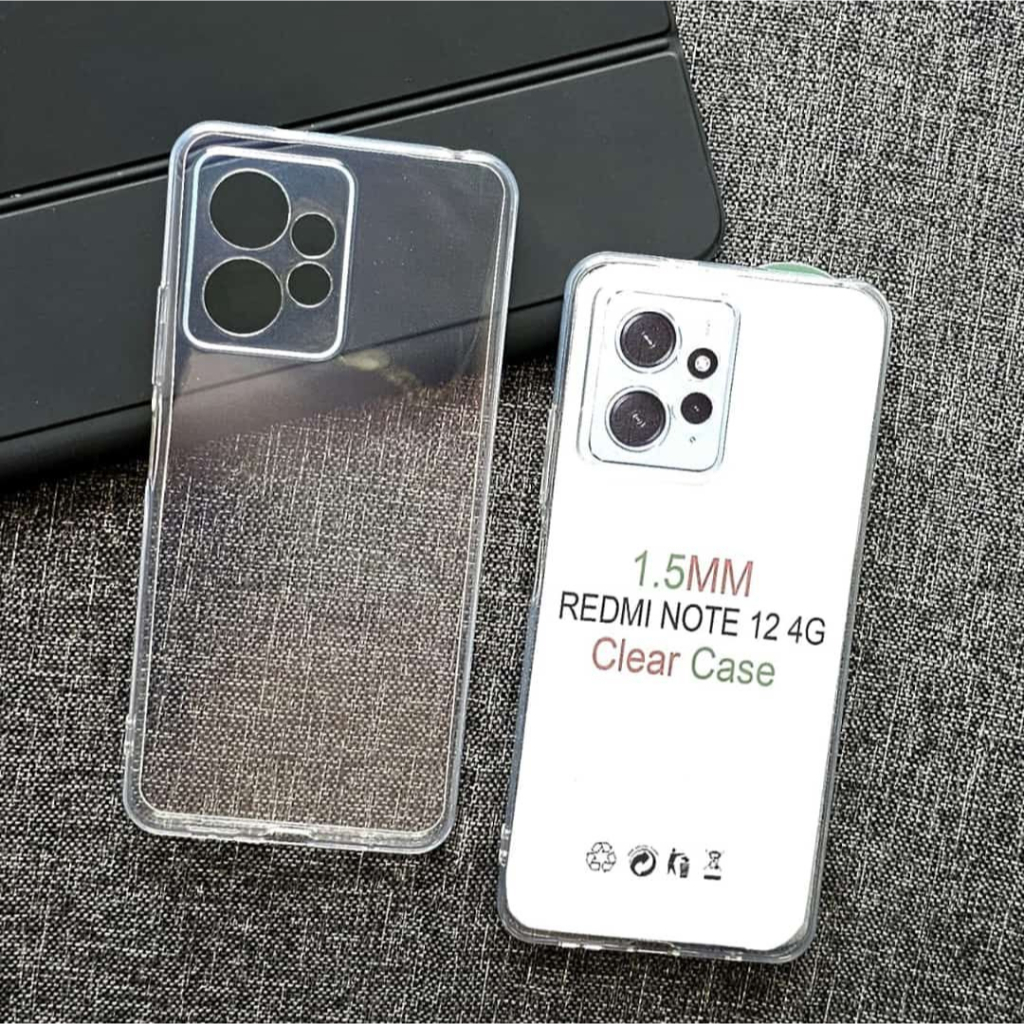 Soft Case OEM Transparan Redmi 9A/12C/Note 12 Pro 5G/11A/Note 12 4G Clear Ultra Thin TEBAL 2.0mm SUPER CLEAR