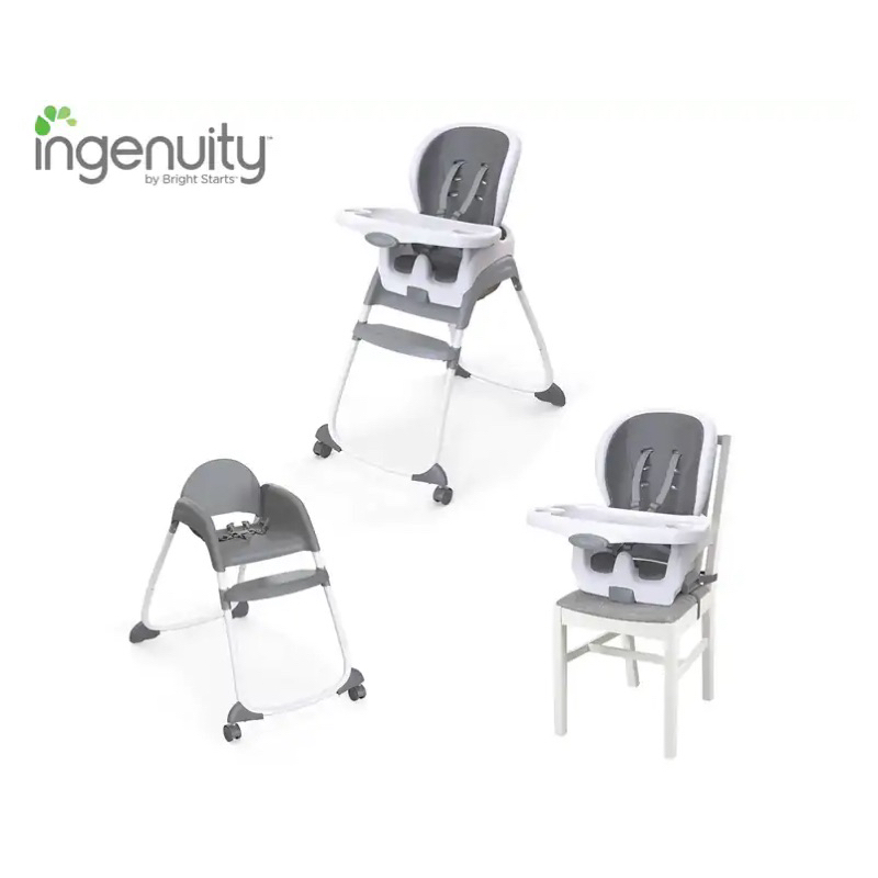 PRELOVED - Ingenuity Smart Clean High Chair - Grey