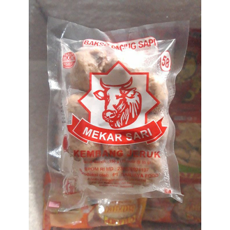 

Bakso sapi mekarsari isi 10pcs