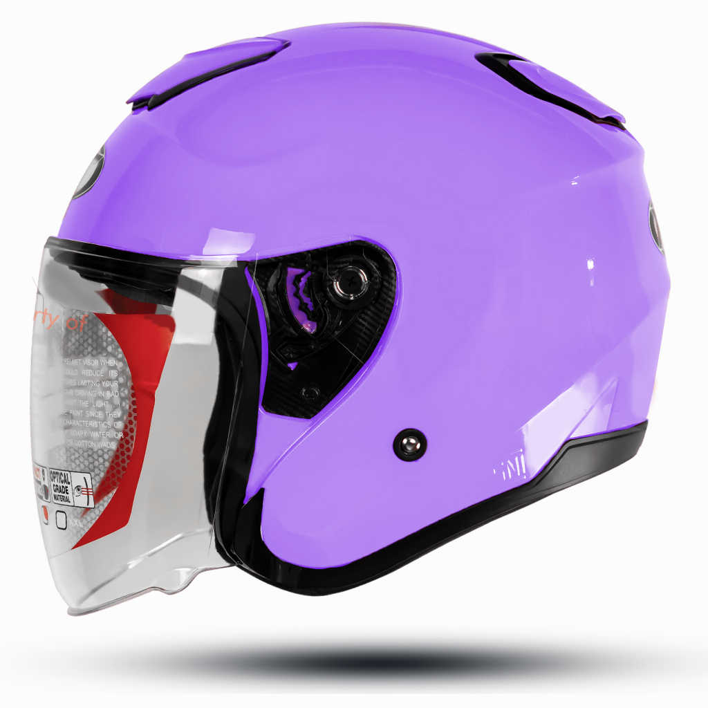 Helm Half Face Dewasa KBS Kioyoto Hitam Doff Untuk Pria Dan Wanita Cod Free Packing Box Dus