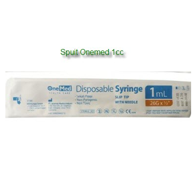 Syringe Spuit Onemed 1cc Disposable syringe 1 cc onemed