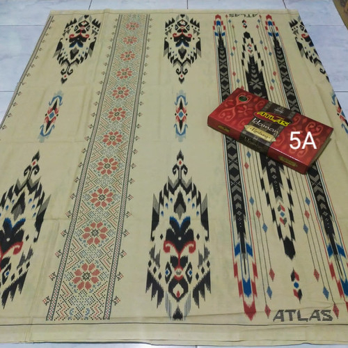 SARUNG ATLAS IDAMAN KEMBANG 555 / ATLAS IDAMAN HARMONI / ATLAS INFINITY SONGKET MOTIF BHS NEW MOTIF SARUNG ATLAS