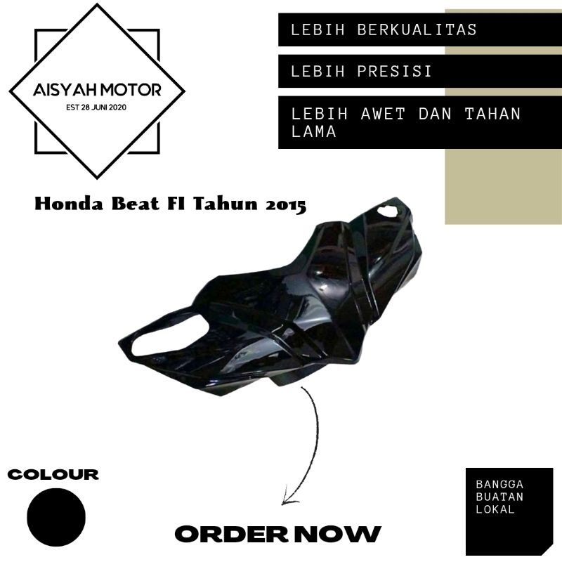 Harga Satuan Bodi Halus Beat FI Esp Warna Hitam Tahun 2015