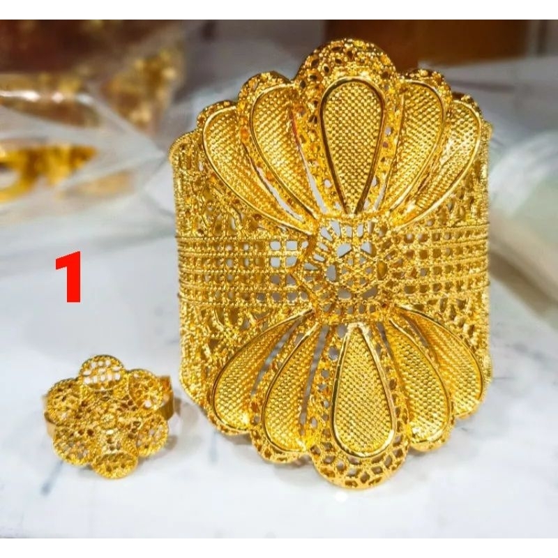 Gelang sultan Emas Muda kadar 15% (CEK BERAT DI VARIASI)