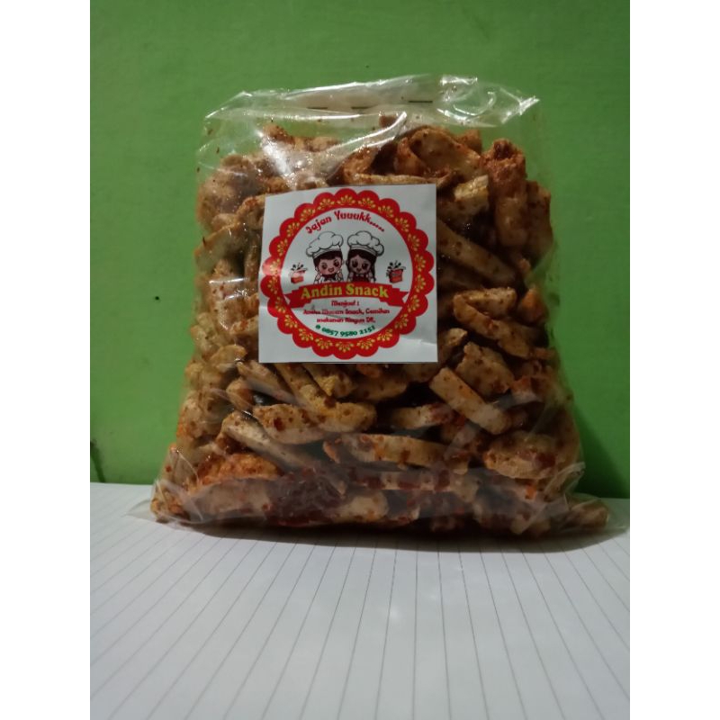 

basreng pedas daun jeruk 500gram