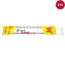 

Penggaris/Pengaris/Mistar/Ruler Plastik/Plastic Butterfly 15 cm