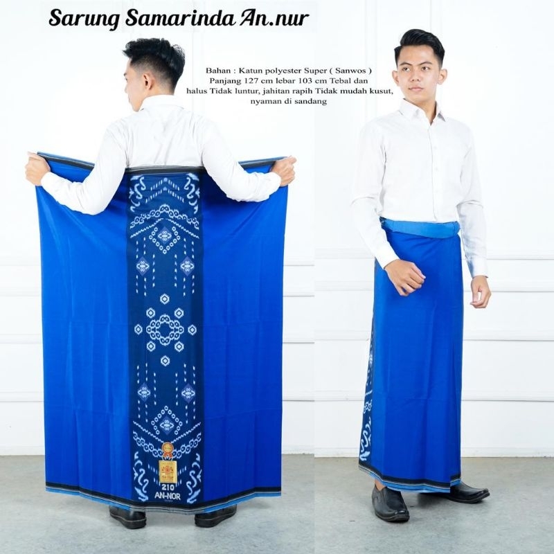 Aulia - Sarung Samarinda Polos Annur//Sarung Tumpal Motif Bunga