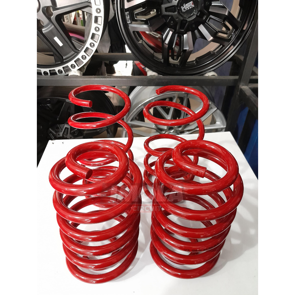 coil spring hsr red buat mobil avanza murah per ceper avanza 2004-2014 lowering kit hsr wheel pnp mo