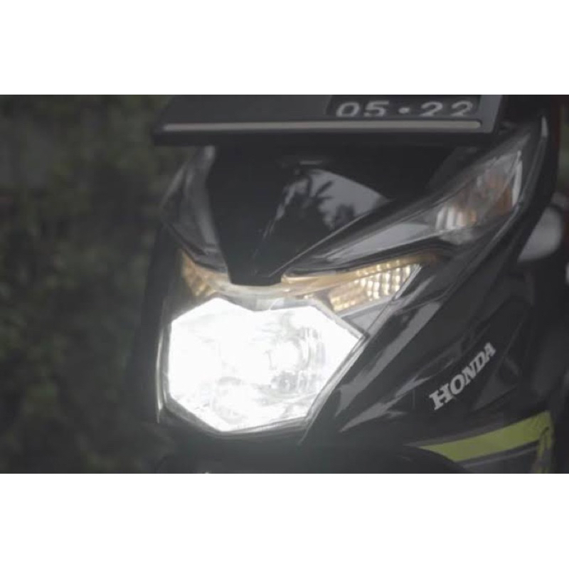 PROMO Lampu Led Bohlam Led H6 2 Sisi 2 Led Mikachi Warna Universal Matic Bebek