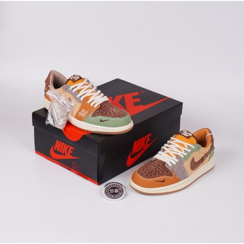 Sepatu Nike Jordan 1 Retro Low OG Zion Williamson Voodoo