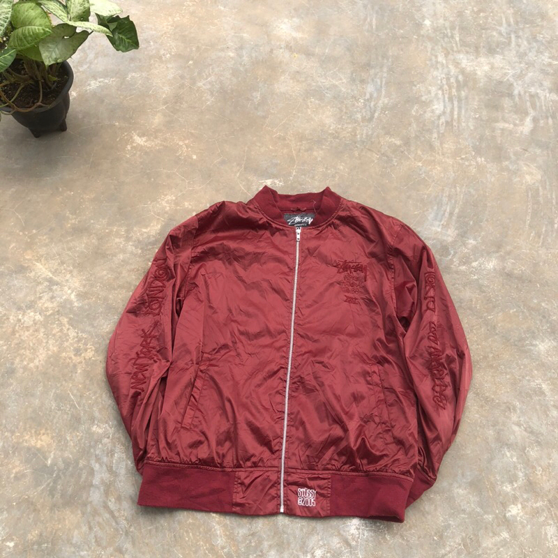 Jacket Bomber Stussy Gear World Tour 2005  J-021 Original