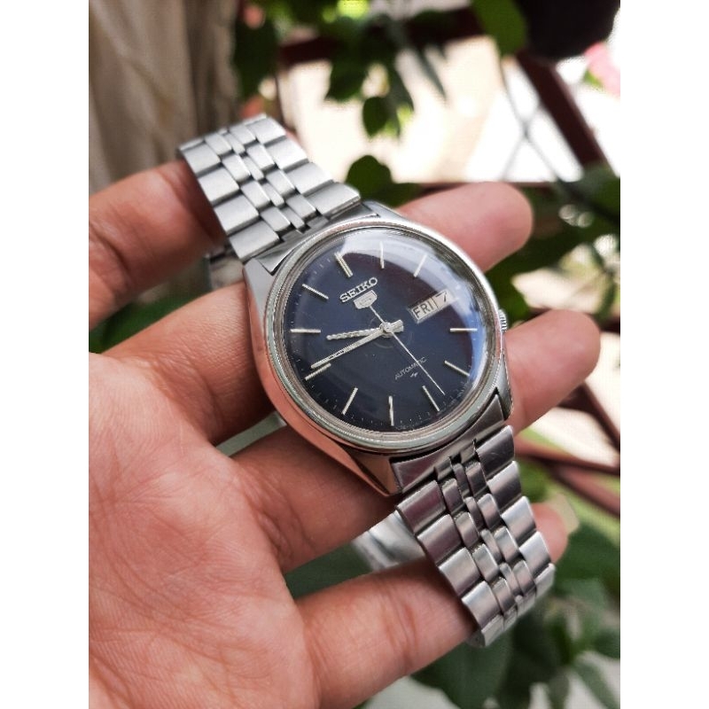 jam tangan Seiko 5 7009-4040 Ori Second DIAL BIRU