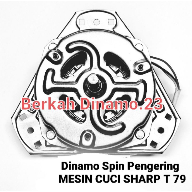 Dinamo Spin Pengering Mesin Cuci SHARP ES-T79CL /  T79 Mesin Cuci Sharp T 79 2 Tabung