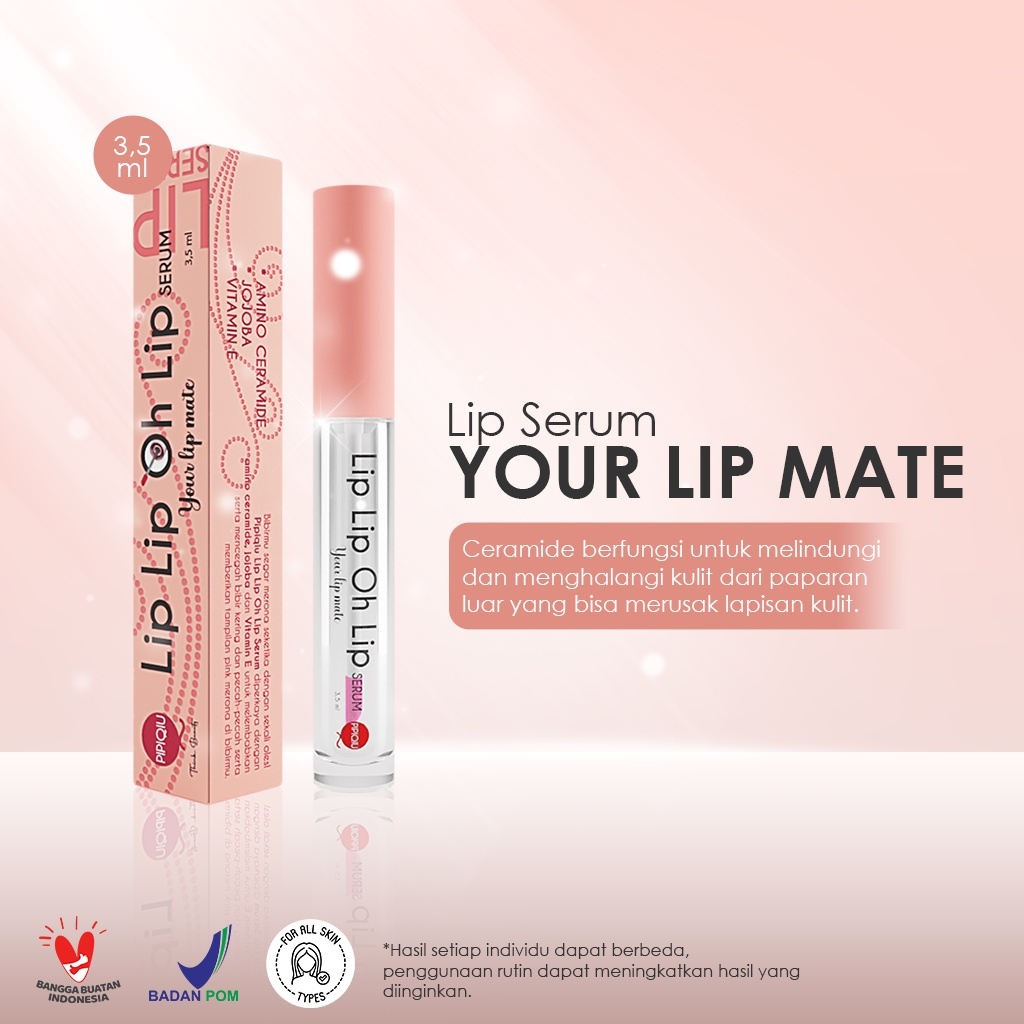 Qeila - Pipiqiu Lip Lip Oh Lip Serum 3,5ML | Ready Stock