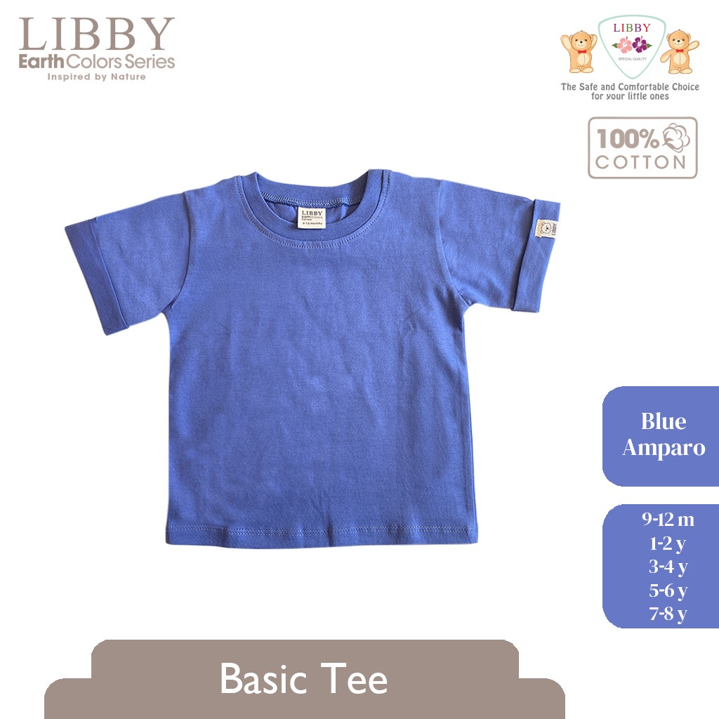 LIBBY Earth Color Basic Tee(1PCS /Pack)