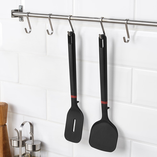 BESINNING Spatula untuk wajan, silikon, 35 cm