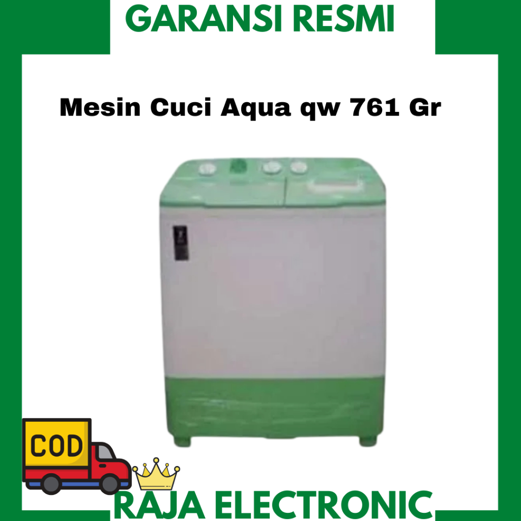 Aqua Mesin Cuci Qw 761 Gr 2 Tabung 7 Kg