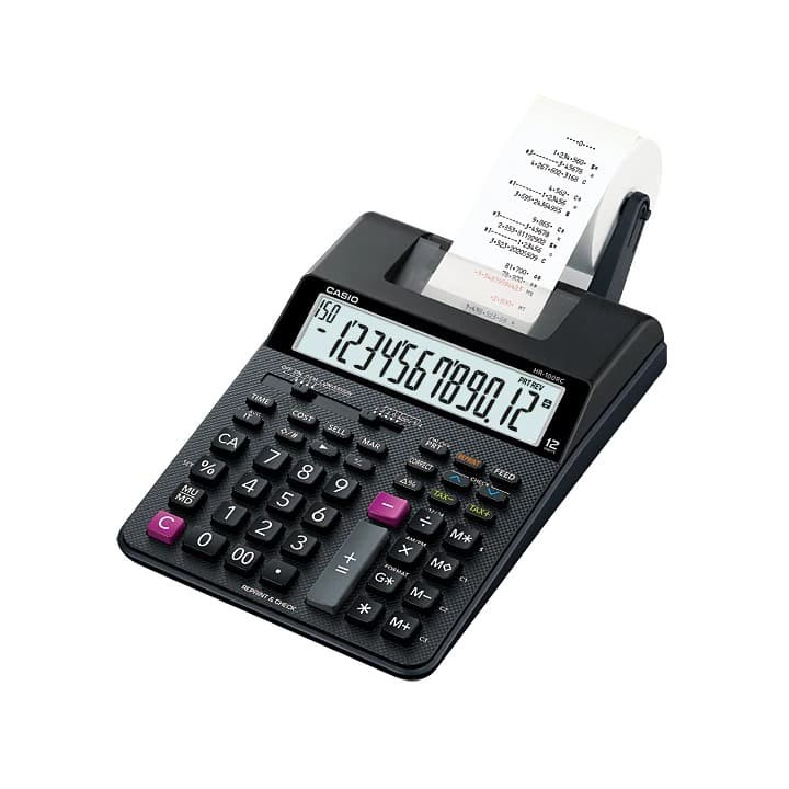 Calculator / Kalkulator Printing Casio HR-100RC / HR-100 RC / 12 Digit