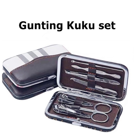 Perlengkapan Menicure Set Pedicure Gunting Kuku Menipedi 7 in 1