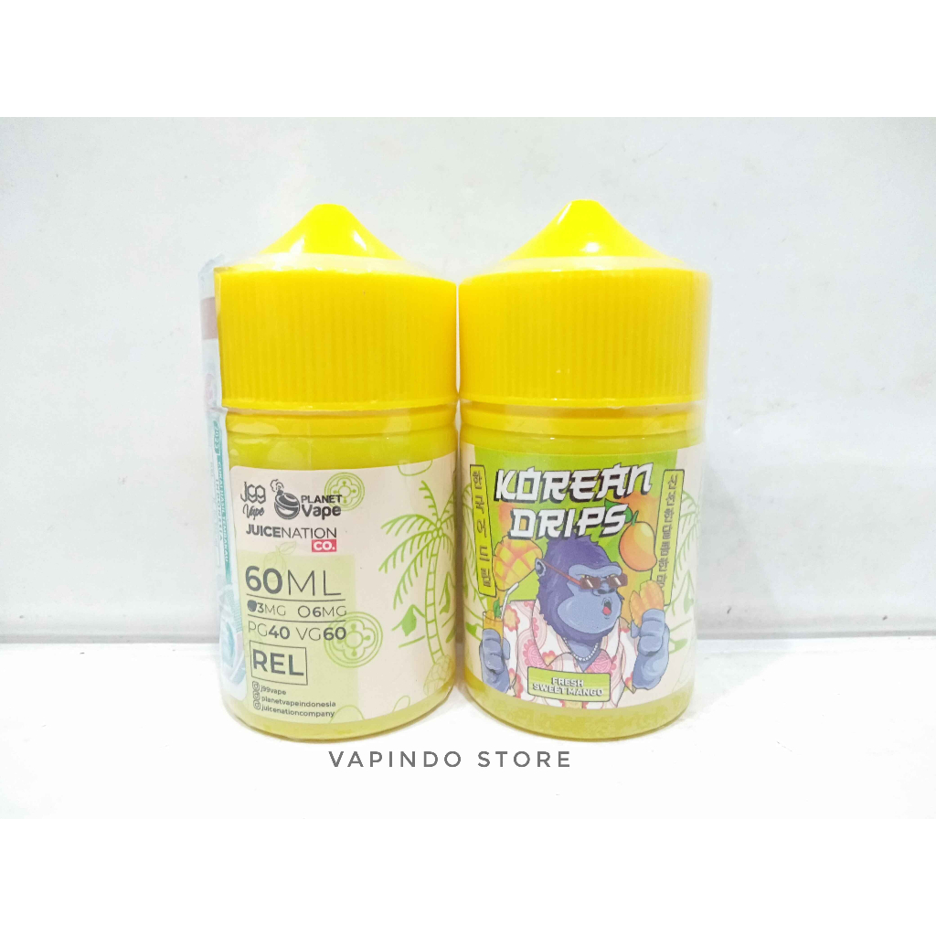 KOREAN DRIPS FRESH SWEET MANGO 60ML 3MG BY JUICENATION