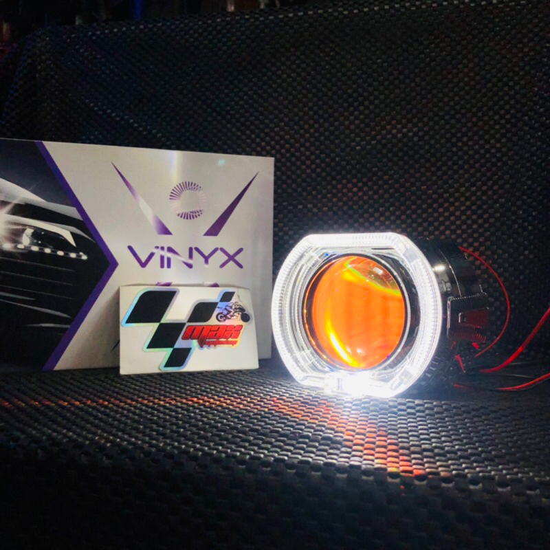 PROJECTOR BILED 2.5 IN SHROUD BMW+DEVIL/DEMON VINYX P1 P2 FANKAI &amp; IPLED (HARGA SATUAN)