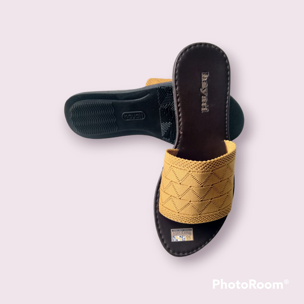 Sandal wanita hayati GRATIS ONGKIR terbaru original produk tasik dengan sol karet mentah termurah