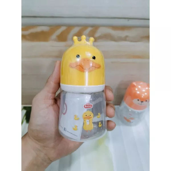 Lusty Bunny Feeding Bottle Botol Susu Reguler Dot Bulat Animal Karakter 125ml