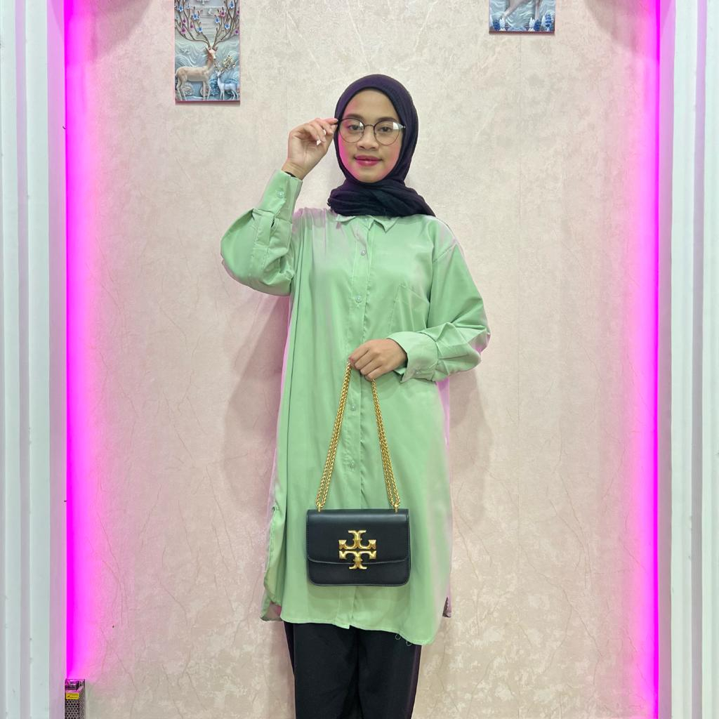 RD FASHION - LISA TOP / TUNIK BAJU ATASAN WANITA / KEMEJA OOTD / RAISA TUNIK QIRANI