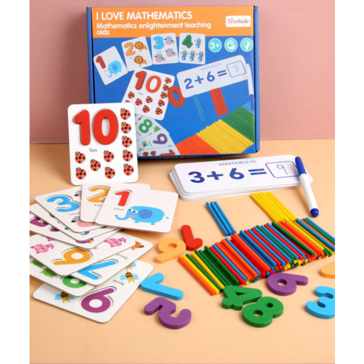 

Unik Mainan edukasi matematika berhitung spelling game i love mathematics Limited