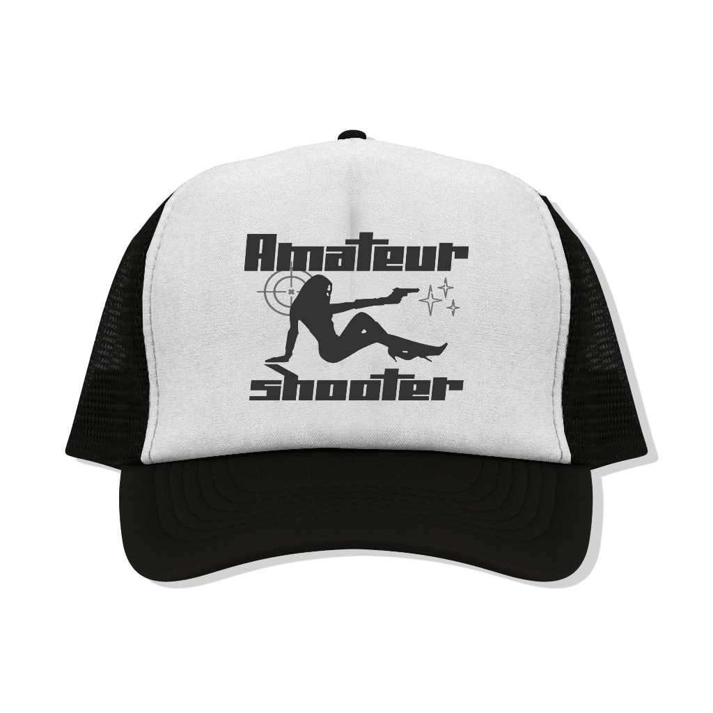 Topi Jaring Lazyscratch - Amature Shooter Black And white